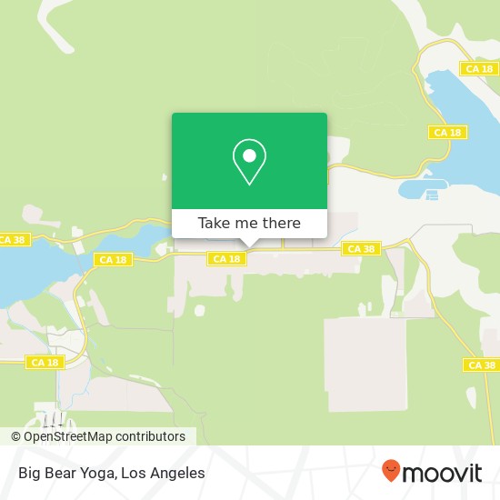 Mapa de Big Bear Yoga