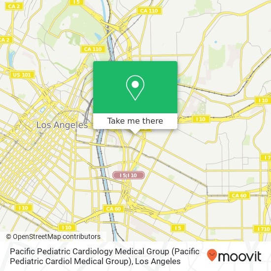 Pacific Pediatric Cardiology Medical Group map