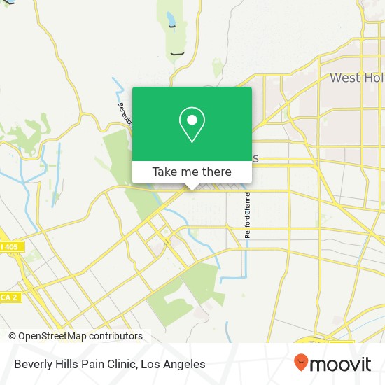 Beverly Hills Pain Clinic map