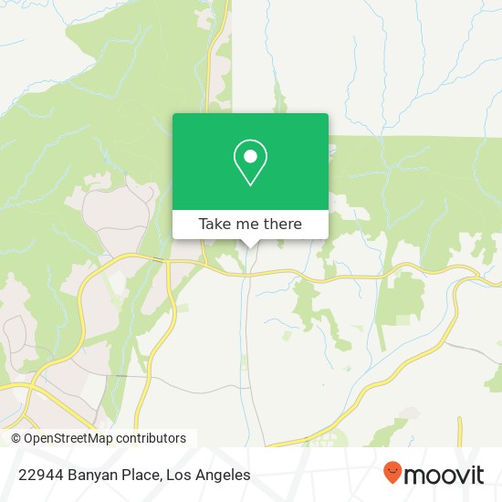 Mapa de 22944 Banyan Place