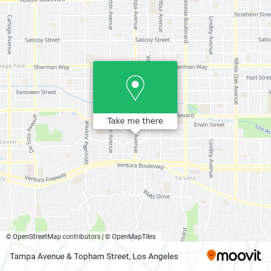 Tampa Avenue & Topham Street map