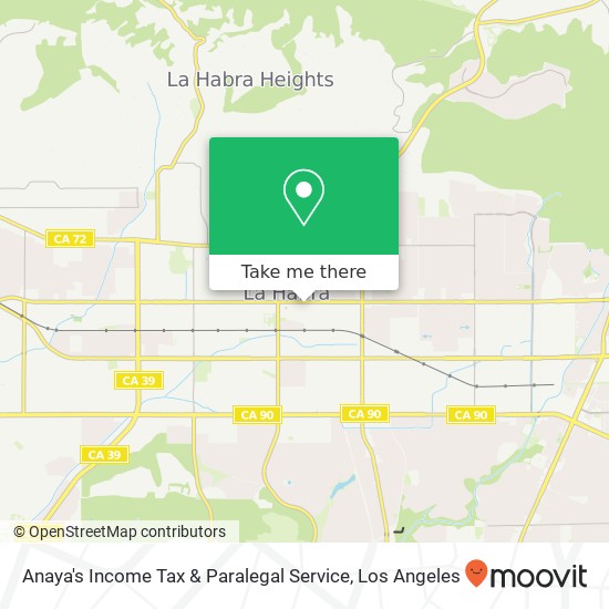 Mapa de Anaya's Income Tax & Paralegal Service