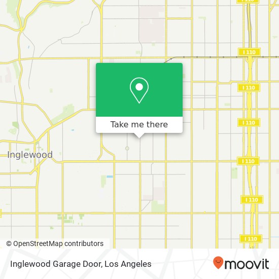 Mapa de Inglewood Garage Door