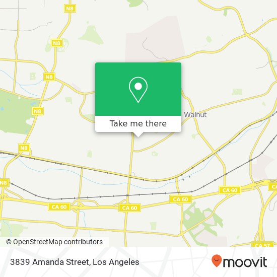 3839 Amanda Street map