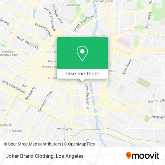 Joker Brand Clothing map