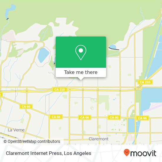 Claremont Internet Press map