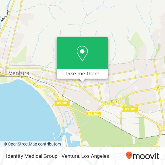 Mapa de Identity Medical Group - Ventura