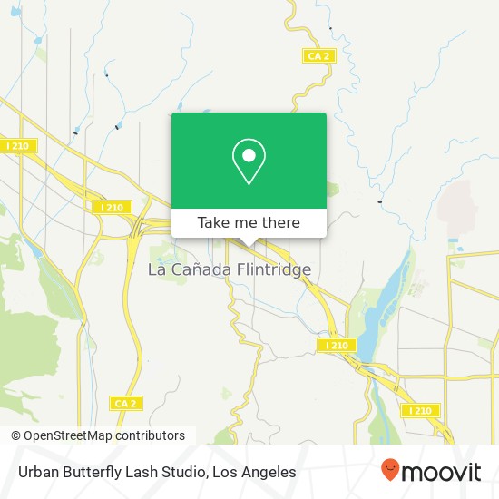Mapa de Urban Butterfly Lash Studio