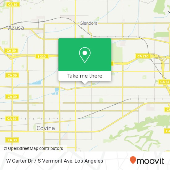 Mapa de W Carter Dr / S Vermont Ave