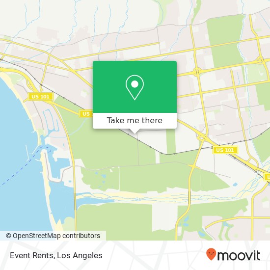 Event Rents map