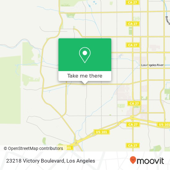 23218 Victory Boulevard map