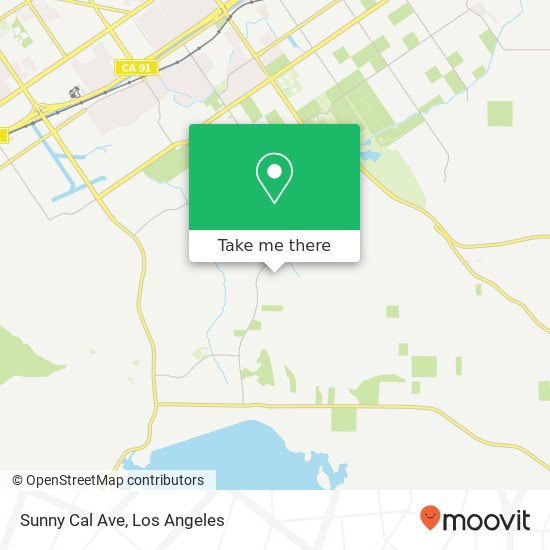 Mapa de Sunny Cal Ave