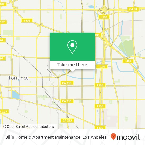 Bill's Home & Apartment Maintenance map