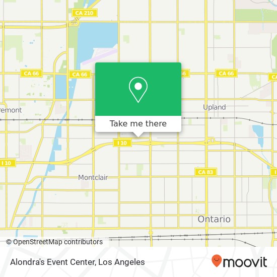 Alondra's Event Center map