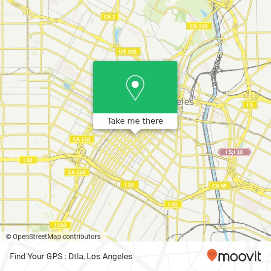 Find Your GPS : Dtla map