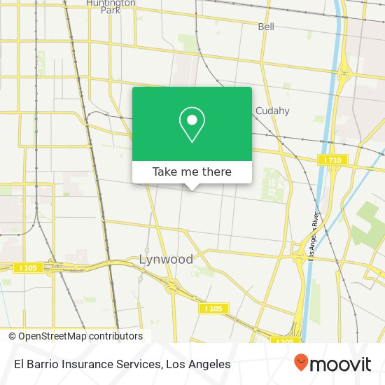 Mapa de El Barrio Insurance Services