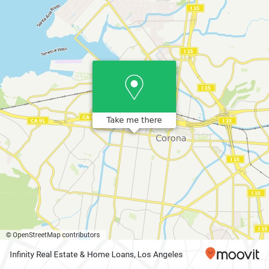 Infinity Real Estate & Home Loans map