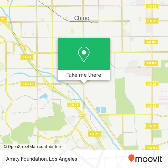 Amity Foundation map
