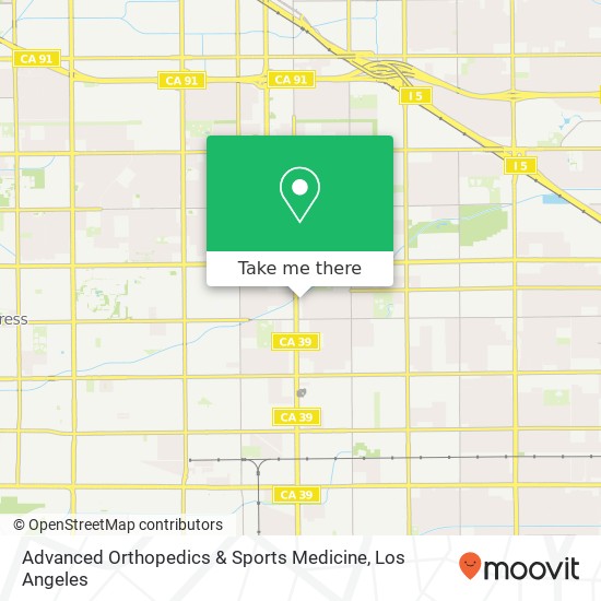 Advanced Orthopedics & Sports Medicine map