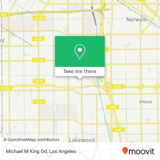 Michael M King Od map