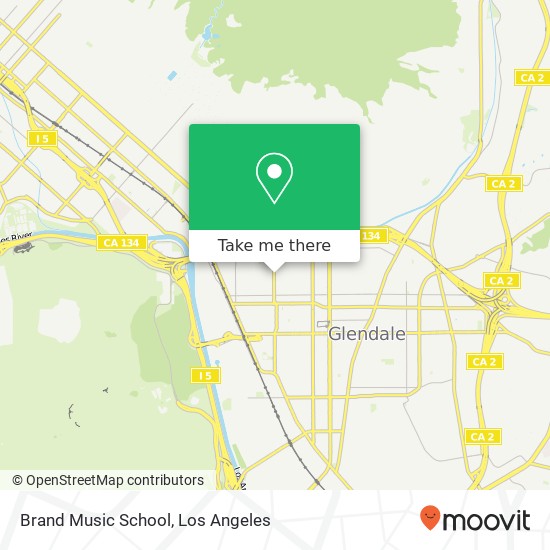 Brand Music School map