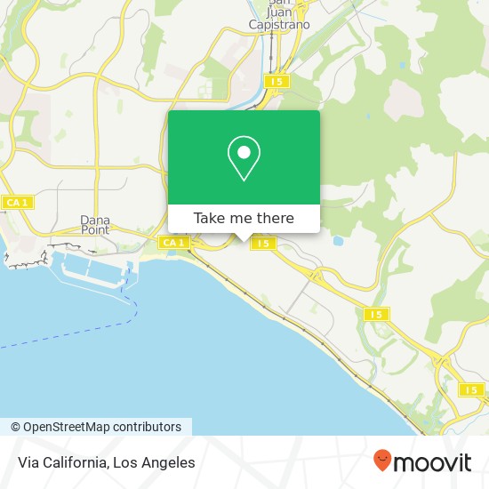 Mapa de Via California