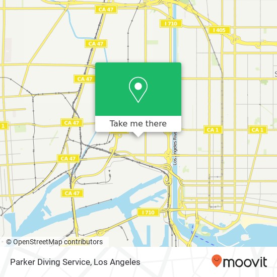 Parker Diving Service map