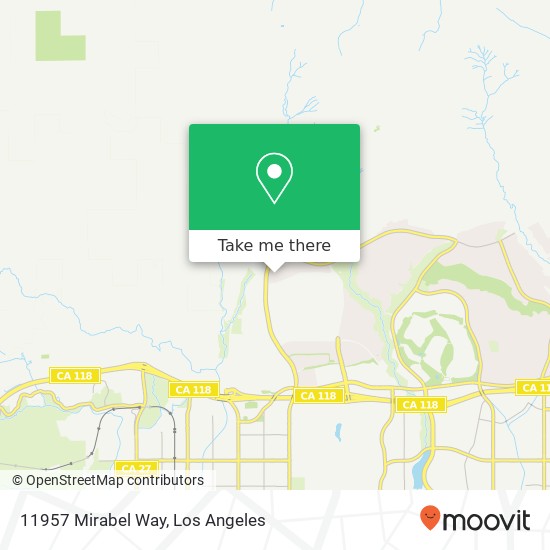 11957 Mirabel Way map