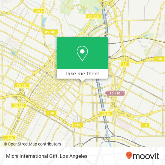 Michi International Gift map