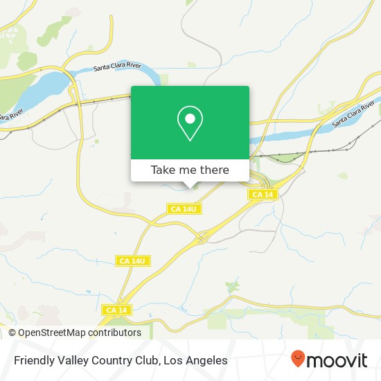 Friendly Valley Country Club map