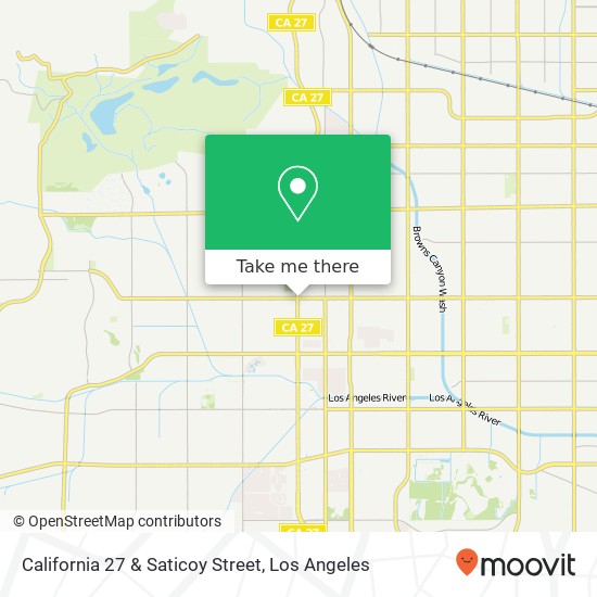 Mapa de California 27 & Saticoy Street