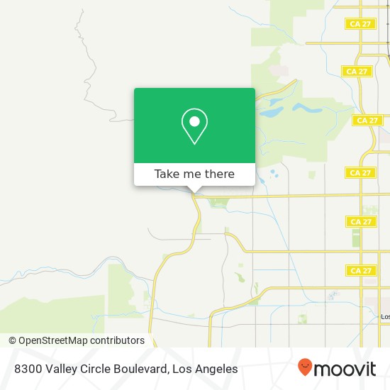 Mapa de 8300 Valley Circle Boulevard