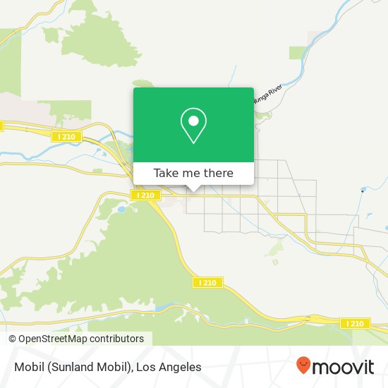 Mobil (Sunland Mobil) map