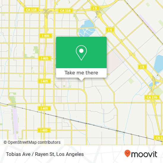 Tobias Ave / Rayen St map