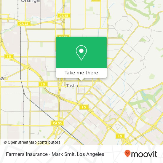 Farmers Insurance - Mark Smit map