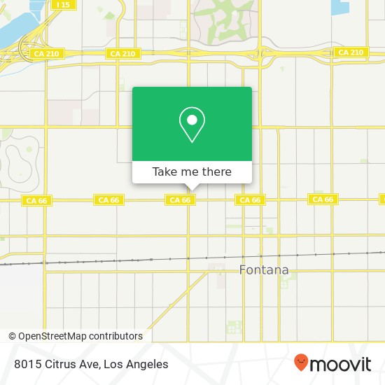 8015 Citrus Ave map