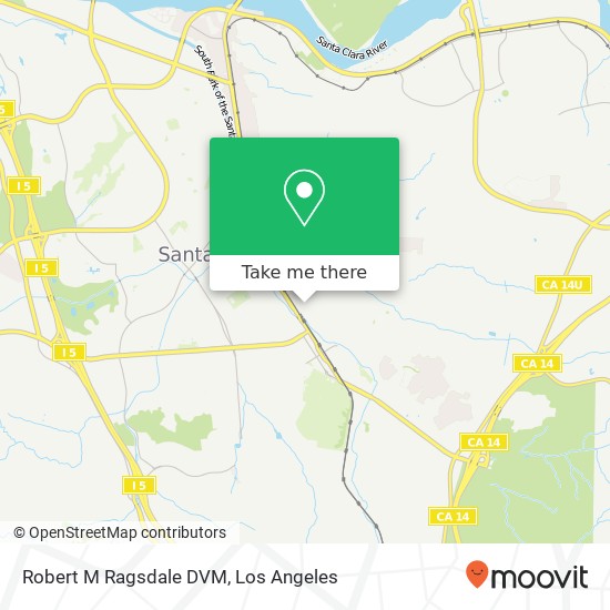 Robert M Ragsdale DVM map