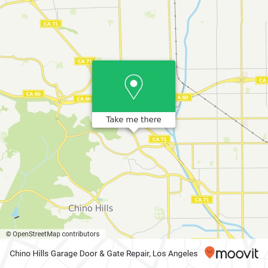 Chino Hills Garage Door & Gate Repair map