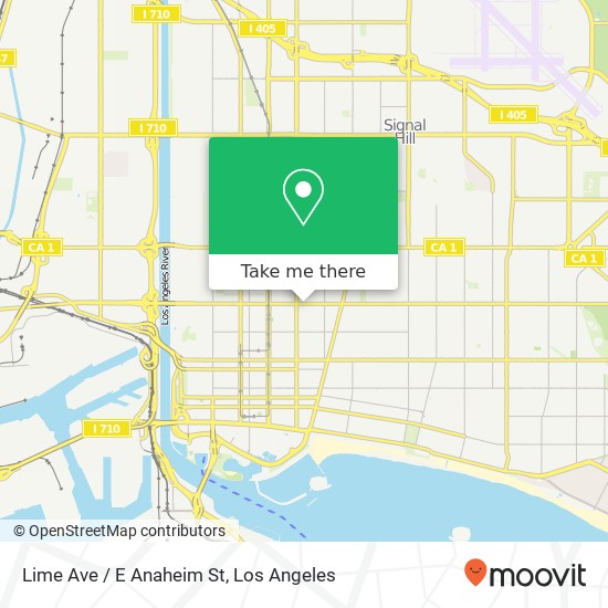 Lime Ave / E Anaheim St map