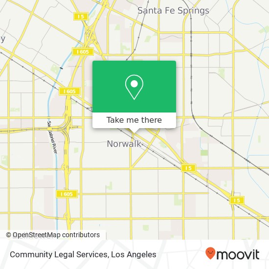 Community Legal Services map