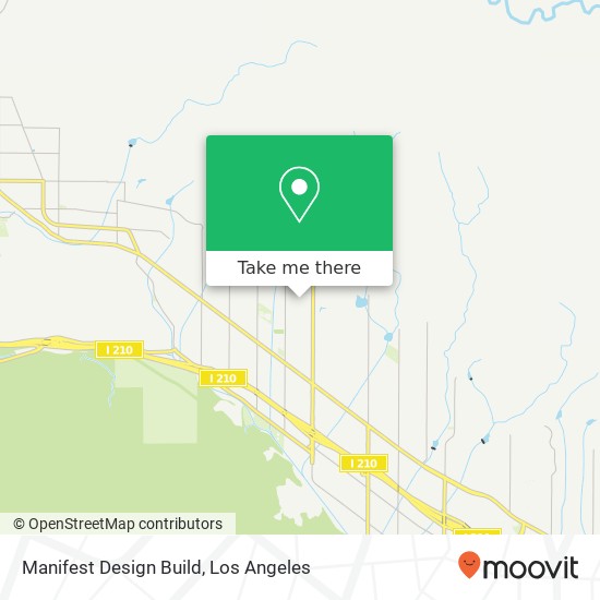 Manifest Design Build map