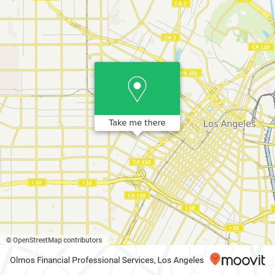 Olmos Financial Professional Services map