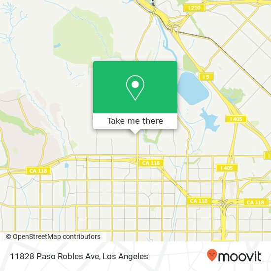 Mapa de 11828 Paso Robles Ave