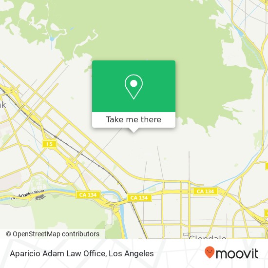 Aparicio Adam Law Office map