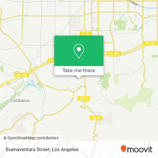 Mapa de Buenaventura Street
