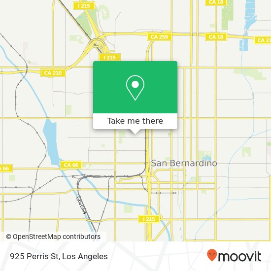 925 Perris St map