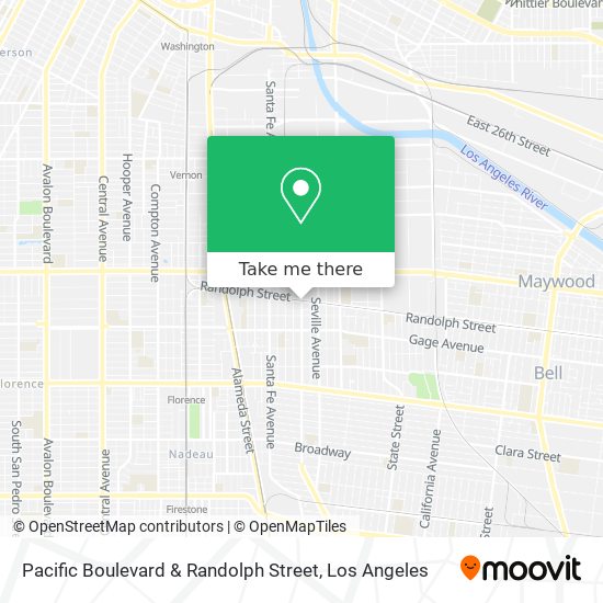 Mapa de Pacific Boulevard & Randolph Street