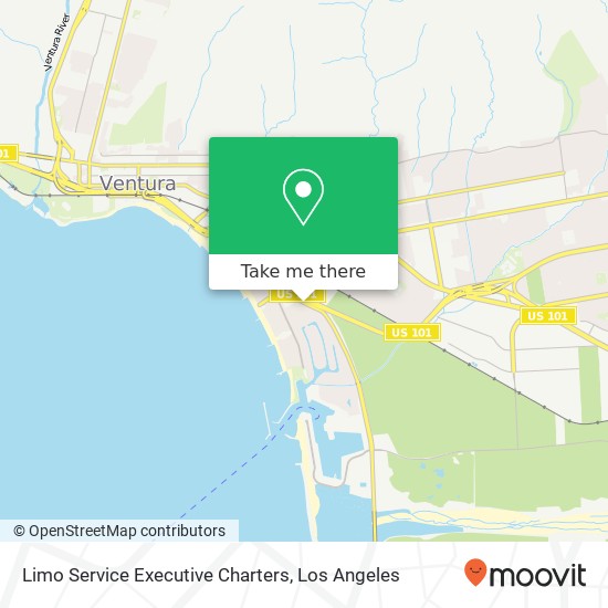 Mapa de Limo Service Executive Charters