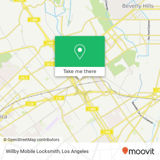 Willby Mobile Locksmith map