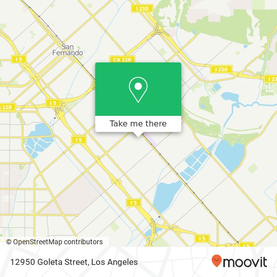 12950 Goleta Street map